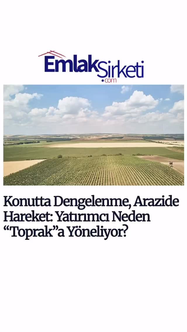 Konutta Dengelenme, Arazide Hareket: Yatırımcı Neden “Toprak”a Yöneliyor?
2026 itibarıyla konut piyasasında reel fiyatların dengelenmesi, yatırımcıların rotasını yeniden arsa ve araziye çevirdi.
Konut tarafında getiri hızının yavaşlaması, “betondan toprağa geçiş” eğilimini artık somut bir yatırım refleksine dönüştürüyor.
Peki bu yön değişimi ne anlama geliyor?
🔍 Konut fiyatları neden reel olarak yavaşladı
🔍 Arsa neden daha güçlü değer artışı sunuyor
🔍 Giriş maliyeti yatırımcıyı nasıl araziye çekiyor
🔍 Lokasyon–altyapı–kamu yatırımı üçlüsü neden belirleyici
🔍 2026’da hangi bölgeler öne çıkıyor
Tüm trendleri, yatırımcı davranışındaki kırılmayı ve arazi piyasasının yükselişini detaylı şekilde inceledik.
👉 Tam analiz profildeki linkte!
#emlaksirketi #arsa #arazi #gayrimenkulyatırımı #ekonomi @emlaksirketi Konutta Dengelenme, Arazide Hareket: Yatırımcı Neden “Toprak”a Yöneliyor?
2026 itibarıyla konut piyasasında reel fiyatların dengelenmesi, yatırımcıların rotasını yeniden arsa ve araziye çevirdi.
Konut tarafında getiri hızının yavaşlaması, “betondan toprağa geçiş” eğilimini artık somut bir yatırım refleksine dönüştürüyor.
Peki bu yön değişimi ne anlama geliyor?
🔍 Konut fiyatları neden reel olarak yavaşladı
🔍 Arsa neden daha güçlü değer artışı sunuyor
🔍 Giriş maliyeti yatırımcıyı nasıl araziye çekiyor
🔍 Lokasyon–altyapı–kamu yatırımı üçlüsü neden belirleyici
🔍 2026’da hangi bölgeler öne çıkıyor
Tüm trendleri, yatırımcı davranışındaki kırılmayı ve arazi piyasasının yükselişini detaylı şekilde inceledik.
👉 Tam analiz profildeki linkte!
#emlaksirketi #arsa #arazi #gayrimenkulyatırımı #ekonomi @emlaksirketi
