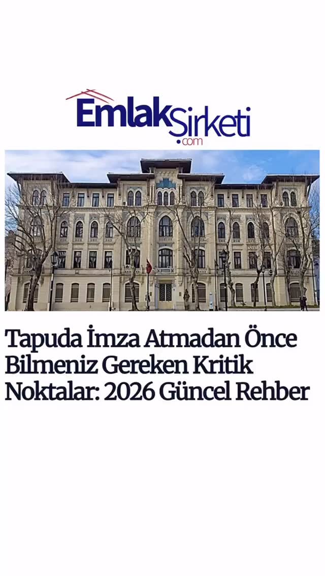 Tapuda İmza Atmadan Önce Bilinmesi Gereken Kritik Noktalar
Ev alırken en büyük risk, pazarlık değil; tapu öncesi yapılan hatalar.
Bugün yaşanan uyuşmazlıkların çoğu, basit ama kritik kontrollerin atlanmasından kaynaklanıyor.
Peki tapuda imza atmadan önce neleri mutlaka bilmek gerekiyor?
Tapu kaydı gerçekten satıcıya mı ait?
Taşınmazda ipotek, haciz, intifa veya aile konutu şerhi var mı?
Kat mülkiyeti, kat irtifakı ve iskân durumu ne?
İmar planı, parsel bilgisi ve olası kamulaştırma riski kontrol edildi mi?
Satış vaadi sözleşmesi noterde ve tapuya şerhli mi?
Ödeme banka üzerinden, kayıtlı ve güvenli şekilde mi yapılıyor?
Bu kontroller yapılmadan atılan her imza, ileride telafisi zor sorunlara yol açabilir.
👉 Tüm kritik adımların detaylı anlatımı profildeki linkte!
#emlaksirketi #tapu #gayrimenkul #evsatınalma #ekonomi @emlaksirketi Tapuda İmza Atmadan Önce Bilinmesi Gereken Kritik Noktalar
Ev alırken en büyük risk, pazarlık değil; tapu öncesi yapılan hatalar.
Bugün yaşanan uyuşmazlıkların çoğu, basit ama kritik kontrollerin atlanmasından kaynaklanıyor.
Peki tapuda imza atmadan önce neleri mutlaka bilmek gerekiyor?
Tapu kaydı gerçekten satıcıya mı ait?
Taşınmazda ipotek, haciz, intifa veya aile konutu şerhi var mı?
Kat mülkiyeti, kat irtifakı ve iskân durumu ne?
İmar planı, parsel bilgisi ve olası kamulaştırma riski kontrol edildi mi?
Satış vaadi sözleşmesi noterde ve tapuya şerhli mi?
Ödeme banka üzerinden, kayıtlı ve güvenli şekilde mi yapılıyor?
Bu kontroller yapılmadan atılan her imza, ileride telafisi zor sorunlara yol açabilir.
👉 Tüm kritik adımların detaylı anlatımı profildeki linkte!
#emlaksirketi #tapu #gayrimenkul #evsatınalma #ekonomi @emlaksirketi
