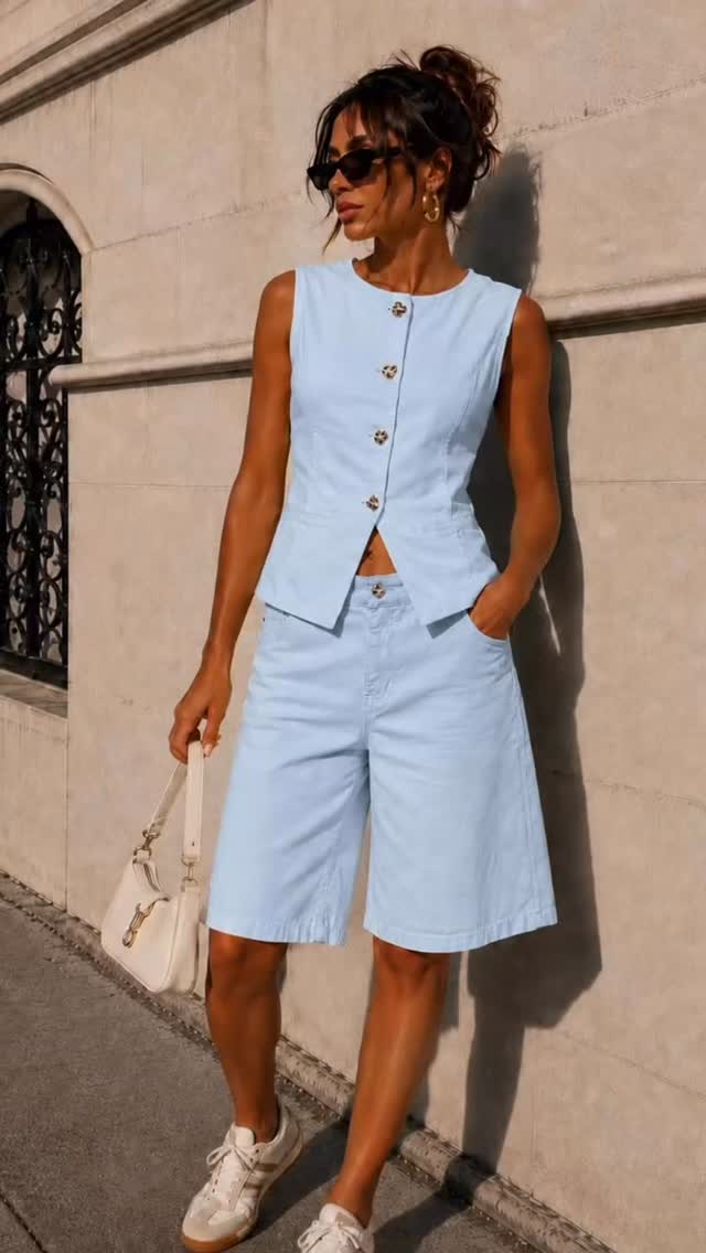 One set, endless summer vibes. 🍊🕶️
Το cheat code για να δείχνεις κομψή χωρίς π