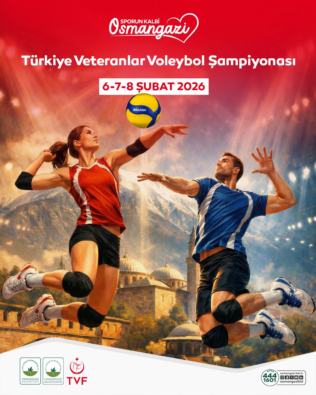 Türkiye Voleybol Federasyonu iş birliğiyle düzenlediğimiz Türkiye Veteranlar Voleybol Şampiyonası başlıyor. 🏆Tüm sporseverleri bu heyecan dolu mücadel… Türkiye Voleybol Federasyonu iş birliğiyle düzenlediğimiz Türkiye Veteranlar Voleybol Şampiyonası başlıyor. 🏆Tüm sporseverleri bu heyecan dolu mücadel…