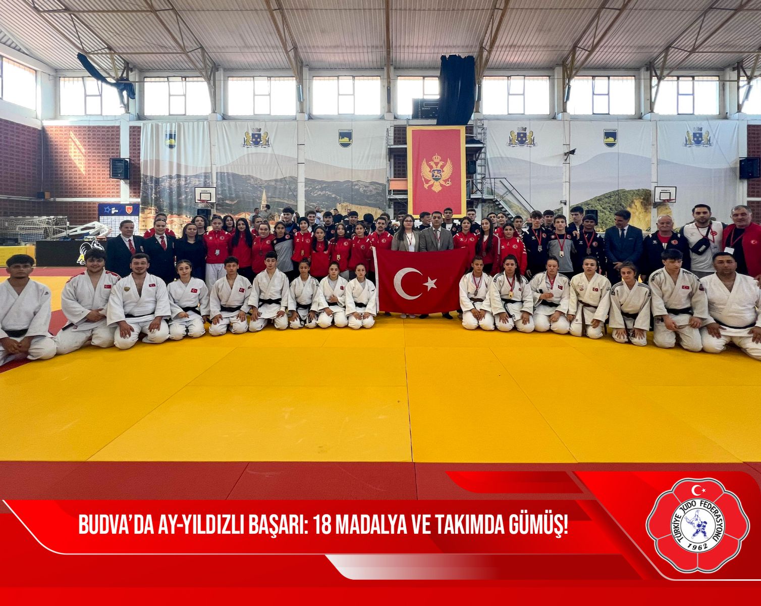 Balkan Judo Birliği tarafından Karadağ’ın Budva kentinde 8-9 Mayıs 2026 tarihlerinde düzenlenen Ümitler Balkan Judo Şampiyonası’nın son gününde gerçek… Balkan Judo Birliği tarafından Karadağ’ın Budva kentinde 8-9 Mayıs 2026 tarihlerinde düzenlenen Ümitler Balkan Judo Şampiyonası’nın son gününde gerçek…