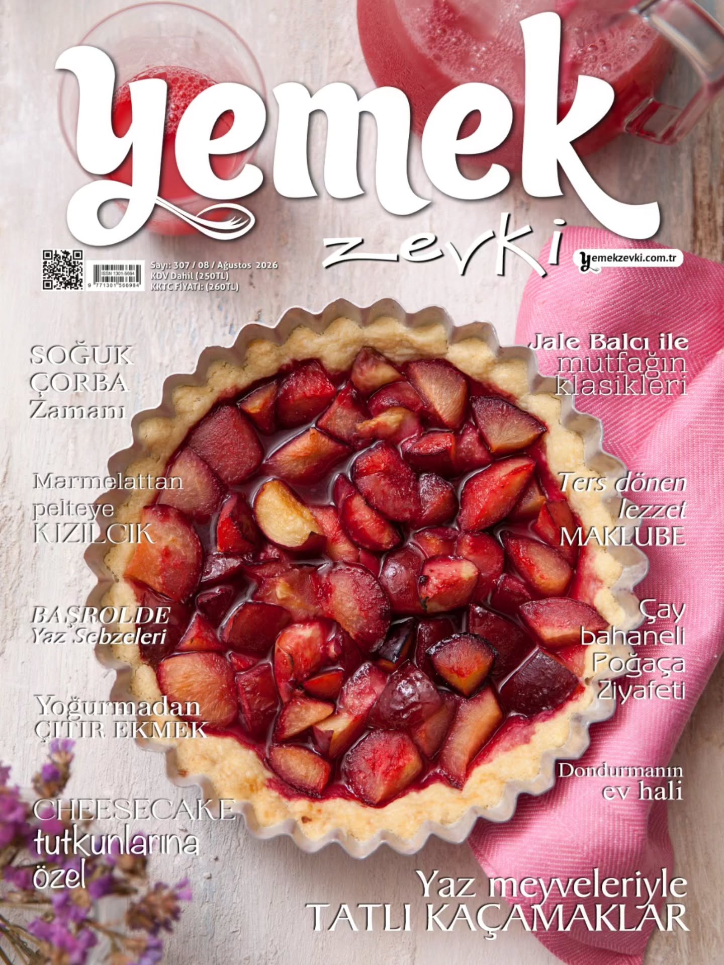 Ağustos sayımız çıktı! ☀️📖
Yazın en taze lezzetlerini, serinleten tariflerini ve mutfağa ilham veren hikâyelerini bir araya getirdiğimiz Yemek Zevki Ağustos sayısıyla yine dopdolu bir içerik hazırladık.
Bu sayıda; soğuk çorbalardan yaz salatalarına, dökme demir tencerede ekmek yapımından mevsim sebzeleriyle hazırlanan hafif tariflere, Jale Balcı Ağustos sayımız çıktı! ☀️📖
Yazın en taze lezzetlerini, serinleten tariflerini ve mutfağa ilham veren hikâyelerini bir araya getirdiğimiz Yemek Zevki Ağustos sayısıyla yine dopdolu bir içerik hazırladık.
Bu sayıda; soğuk çorbalardan yaz salatalarına, dökme demir tencerede ekmek yapımından mevsim sebzeleriyle hazırlanan hafif tariflere, Jale Balcı