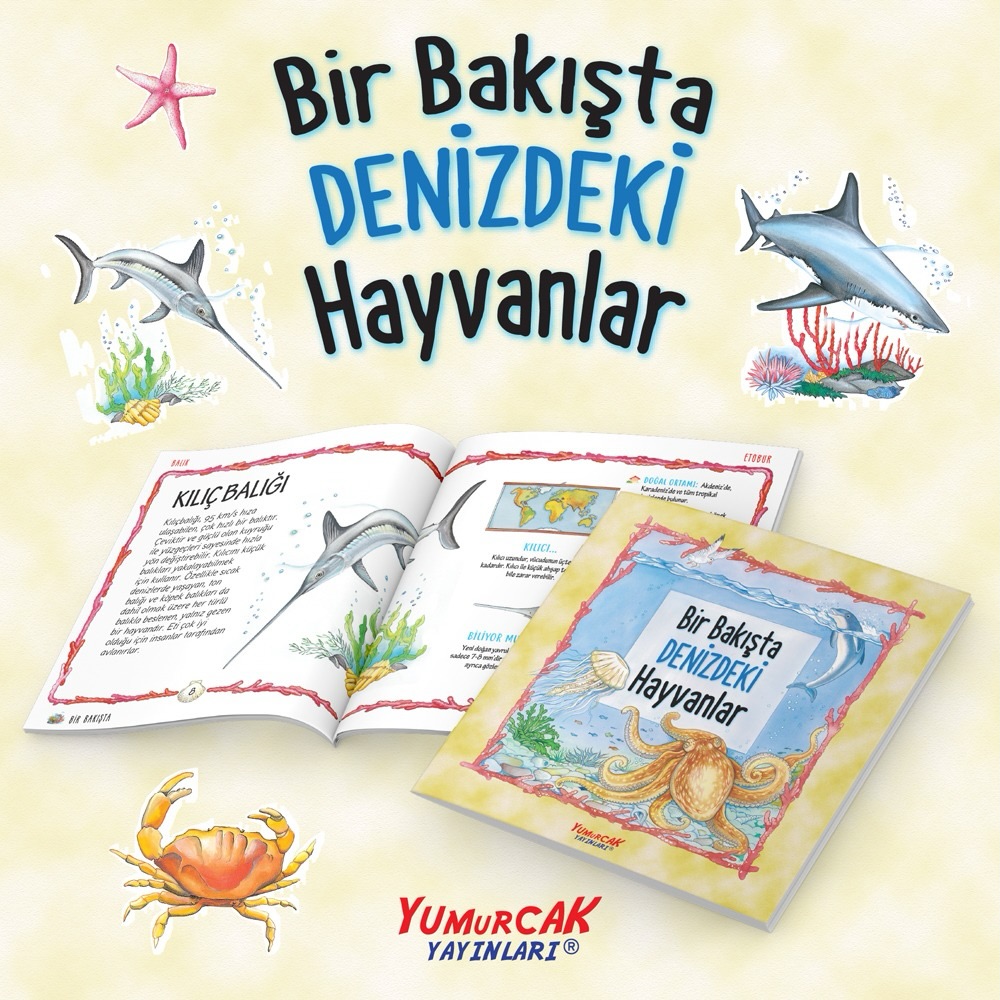 🌍 Bir Bakışta Hayvanlar Serisi 🐪🐬🐧🦊
Hayvanlar dünyasını keşfetmeye hazır mısınız? 🐾
Bir Bakışta Hayvanlar Serisi, çocukları farklı yaşam alanlarına götürüyor:
🏜️ Çöldeki Hayvanlar
🌊 Denizdeki Hayvanlar
❄️ Kutuplardaki Hayvanlar
🌲 Ormandaki Hayvanlar
Çocuklar birbirinden ilginç hayvanları tanırken; onların yaşadığı ortamları, özelliklerini ve doğadaki yaşamlarını keşfediyor. 🔎📚
Renkli çizimler ve eğlenceli anlatımıyla öğrenmeyi keyifli bir keşfe dönüştüren bu seri, küçük hayvanseverlerin kitaplığında yerini almaya hazır! ❤️
📚 Yumurcak Yayınları
#YumurcakYayınları #BirBakıştaHayvanlar #ÇocukKitapları #HayvanlarıKeşfet #ÇocuklardaOkuma